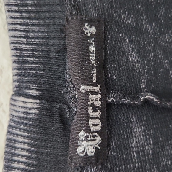 Vocal Y2K Cardigan Womens Size S Button Long Southwest Cotton Western Black - Picture 4 of 13